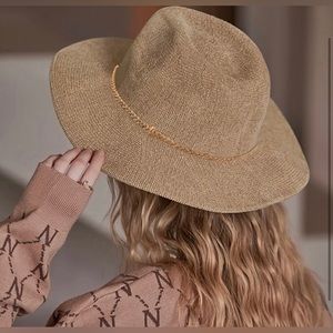 NWOT Boho Twist Rope Decoration Hat Elegant French Style Vintage Fedora